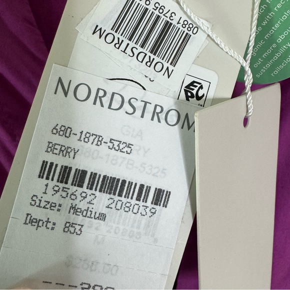 Rails Gia Eyelet Embroidered Cotton Midi Dress in Berry Size M NWT - Picture 7 of 13